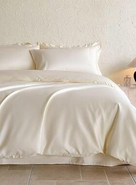 A1类URK00支贡缎长绒棉套四件套被被罩床上单高档床用品四季