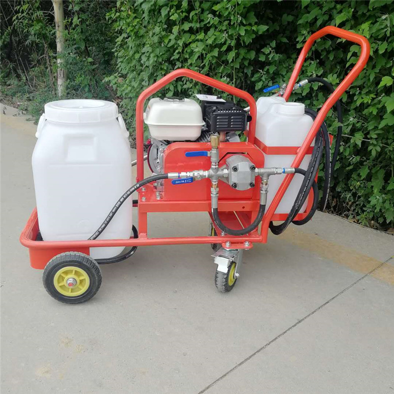 手推小型移动路面沥青撒布机