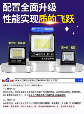 025新款太XG-12348阳能户2外灯庭院室内外防家超亮一拖二用人体感