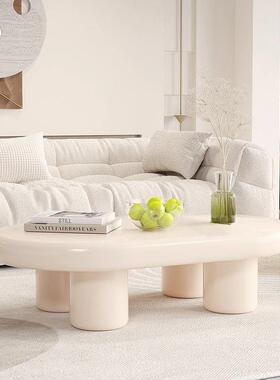 椭圆用桌子长条茶几民宿酒店公TMF寓云朵茶小几户客型厅简家约现