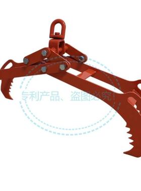 圆装木钳吊型木钩起重钳万向头重水泥夹化肥夹BAK圆管子夹卸