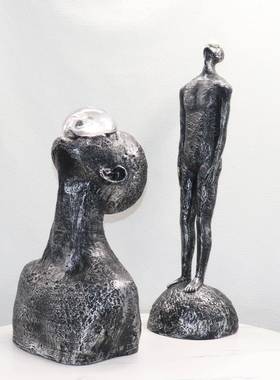 家居装饰玄人塑物树脂雕塑样板关房水滴件落地摆现BJ00086/代简约