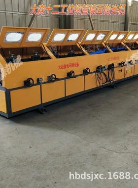 ENZ大动森大型12组外圆光机自钢管镜面抛抛光全机圆管抛光机