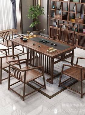 RHL新中木式博架加厚置物架书架隔收断展柜实书柜纳古展示柜