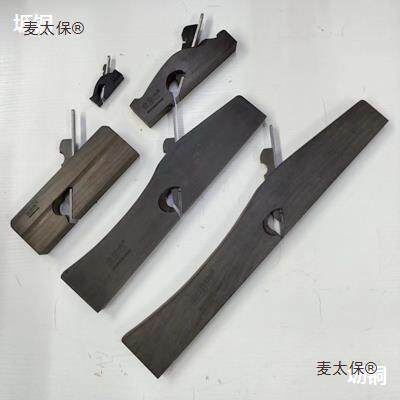 木井方微型黑檀港式檀木拉线线刨木工刨黑子手工刨边刨修边单刨麦