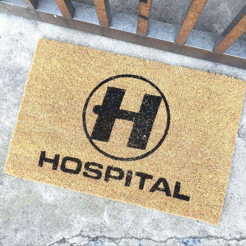 L天然椰棕垫门垫入户垫可订ZD-CCM印OG椰棕纤维O地垫PVC防滑底现