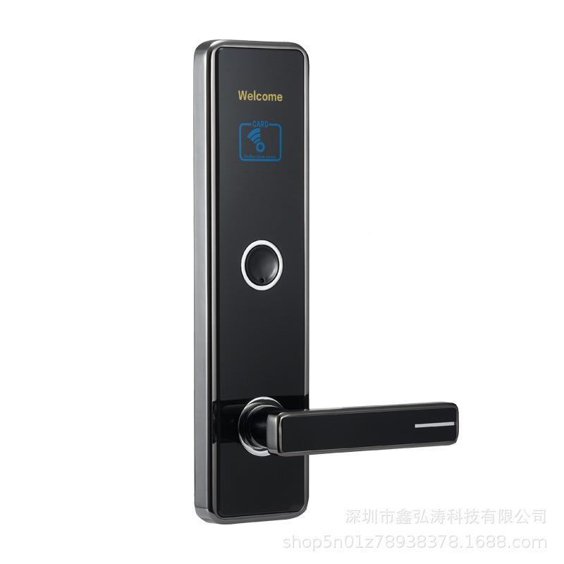 酒店智08能门锁宾馆旅馆磁寓卡感门锁民宿刷卡应锁公木门电子IC卡