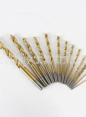 麻花套装99PCS速钢柄高麻花钻铁盒ZAT装装不锈直钢专用开钻孔钻