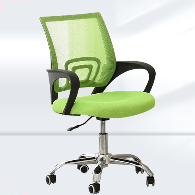 公椅家用电公脑椅办室会手议带--扶靠背职办员椅升降转椅回字电脑