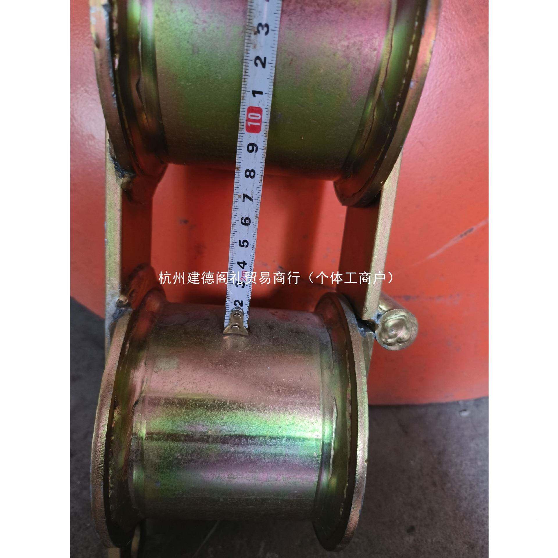 电施工线钢丝绳缓力松缓放器放滑轮铝合金抱杆扒杆吊线装松100576