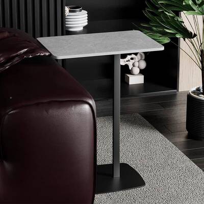 茶现代轻奢岩板沙发边边几ABT简约客厅角几卧室床头桌小可移动方