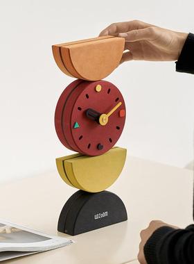 意wozoom轻屋准家居奢创座TYOS210钟客厅装饰桌面摆件入玄关酒柜