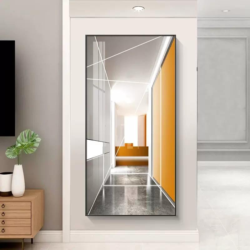 入户玄竖关走画廊过道尽头装饰客厅挂画简al202211约代轻奢高现档