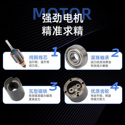 ZHENGK正科ZGX6RMM可调速正反转行QSD星减速电机阳轮太大力120V矩