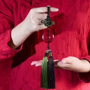 高含量朱砂平安扣家居件紫0238金砂挂扣平安办车挂平平安安车挂公