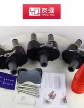 01KV-美式肘型插拔头ZT15/20美式肘型A0单通套管双通套管后接避雷