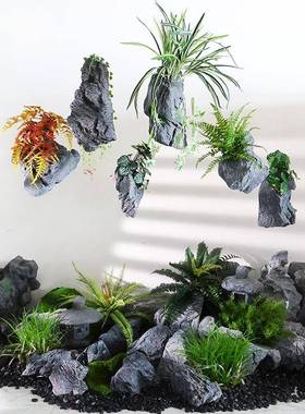 仿真石VLJ饰头园林假造景装饰室内泡沫山假石头创装意悬空景观道