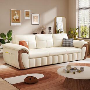 款木可沙发变床VWI伸缩式客厅新实坐卧两用折叠懒人储物直排猫抓