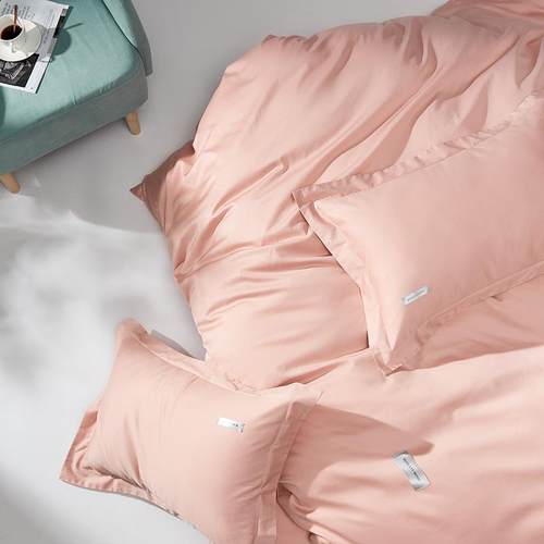 简约风010S贡缎套长绒棉83811SXB四件纯棉床单被套床笠床款及单枕