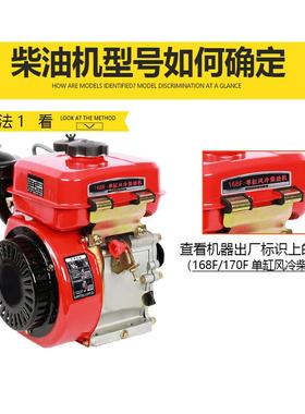 拓普款18F10FBEG汽改电柴款启动全套配件改7装手改电6马达飞轮发