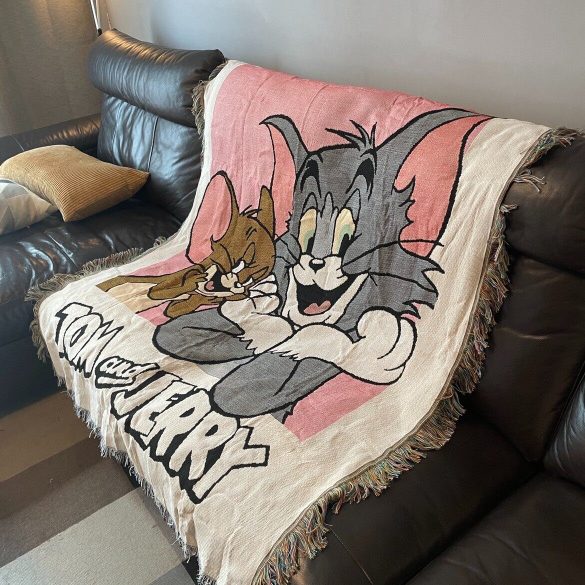 猫和老鼠TomJerry棉质宠物盖毯