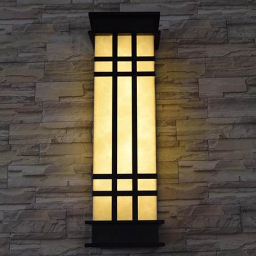 新式仿云石壁灯户外别墅小区中ED景壁观灯酒店防HJZM-100水L工程