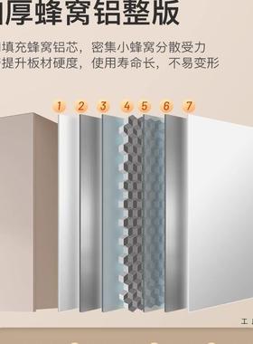 吊柜厨铝物合金房壁柜定制小墙户型阳CZE台墙上储柜卫生间壁挂收
