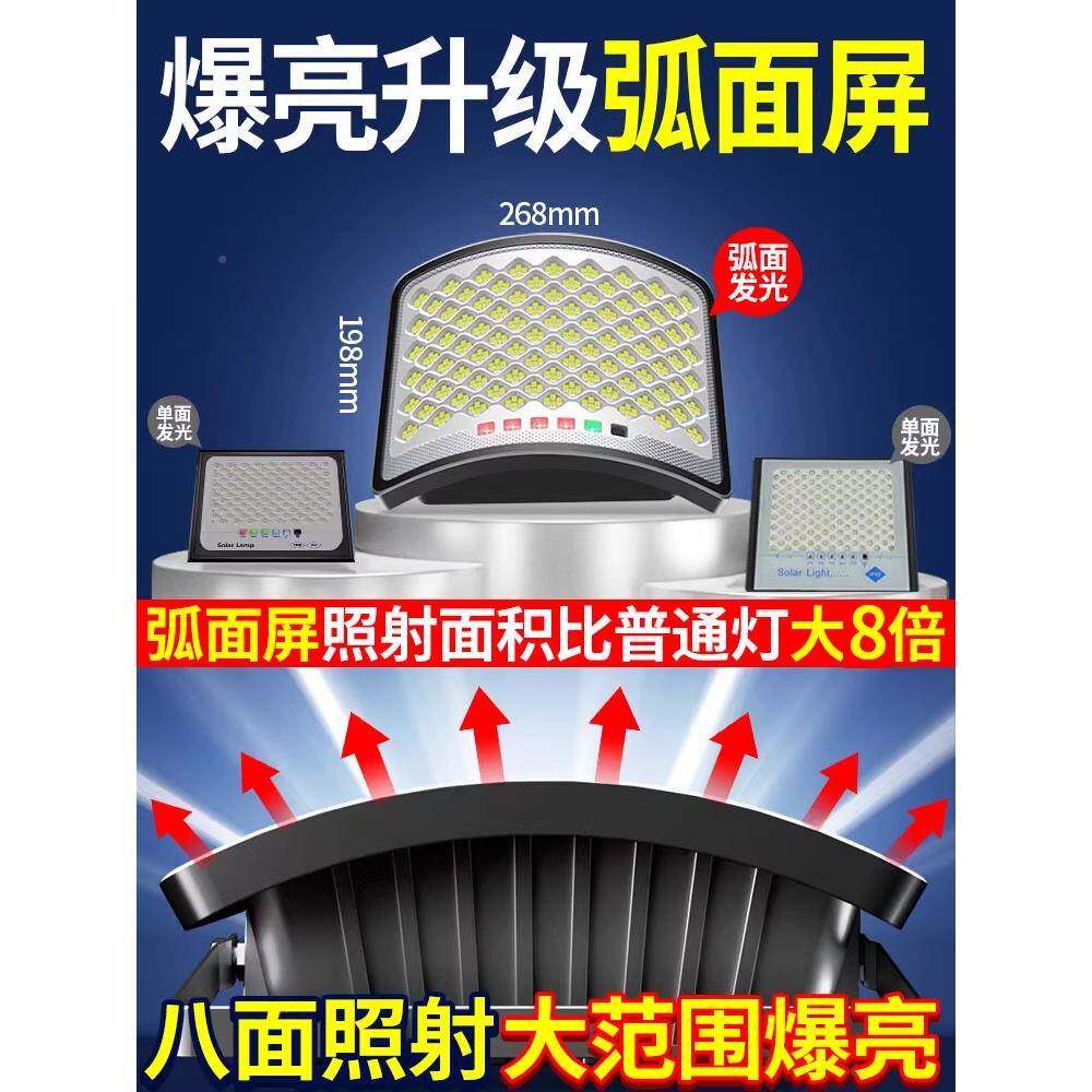 款太阳能家新用院门WYLP户外农村大口照明路灯庭大面积室内