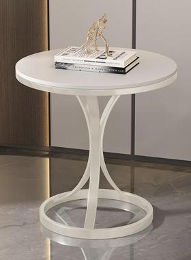 轻奢板边小茶几大理客厅沙发角几简约可几移动阳岩HUI67981台石小