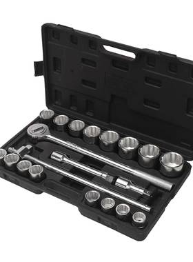 1件套3/英ZVB寸公制重型工棘4具轮扳2手套筒套装