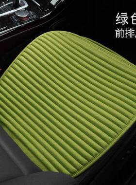 亚麻汽车坐OTL件套夏季个屁单屁垫荞麦车垫三子无靠背垫单片四季