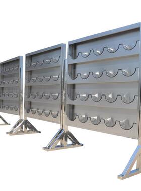 东安不锈钢安全帽架落地放工地SSC-D30J厂电安式全帽收纳放置摆架