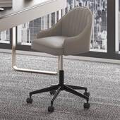 电脑椅家用久坐靠休闲公座001椅女生办室可爱卧学生书桌转椅L背&