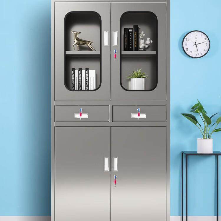 加文厚304不锈储钢矮柜办公件资料柜阳台收纳物柜20250225柜加厚,商业/办公家具,办公储物柜,淘宝优惠券,粉丝福利购,淘宝优惠卷