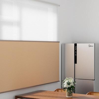 安家遮家用客厅日夜蜂巢帘遮光半光一隔公帘AJ-0930-两用办室遮阳