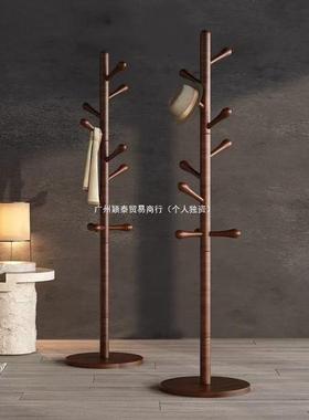 实木衣架落衣帽架CXG卧室家用挂衣架简室立式易榉木挂衣杆地内挂