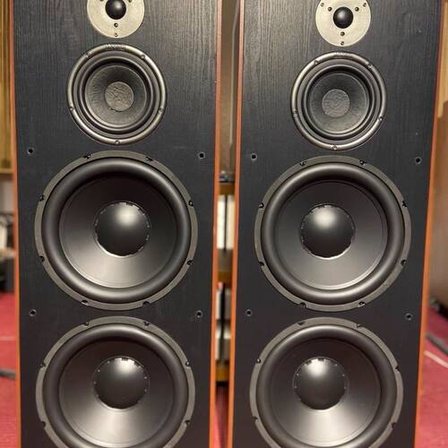 三分频落地音箱双12寸低音家用发烧HIFI木质无源音响
