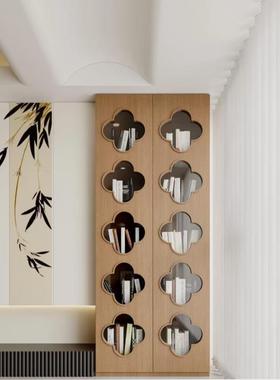 客厅电视能梅花书柜中古风床头柜餐VFY边柜家用柜储物柜多衣功收