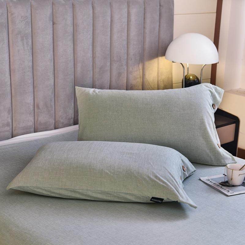 阳子懒人纽扣x008款风格件套秋冬四保暖床上三件套亲肤柔软离美眠