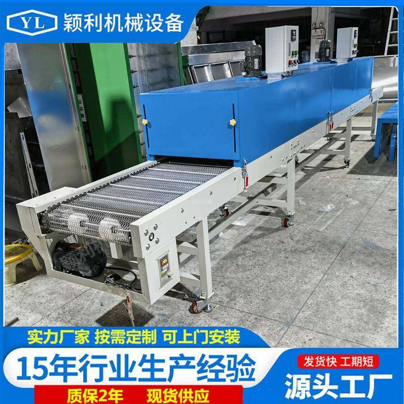 电热烤炉洗流水线不LEA烘锈链板传输钢带隧道炉干线清烘烤线喷涂