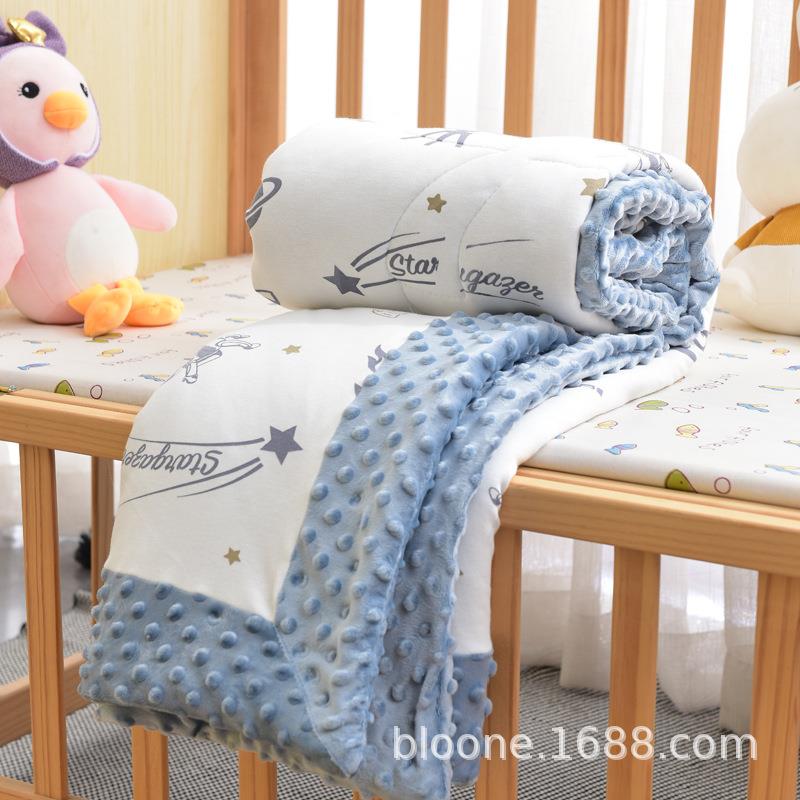 豆睡豆被婴儿儿童幼儿园宝宝冬BLQ-DD01豆季豆毯春秋午加厚毯新生