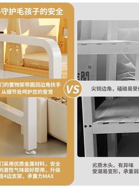 带网格书架书桌纳置收物架桌多层铁艺架子学生电CVL桌桌脑上面洞