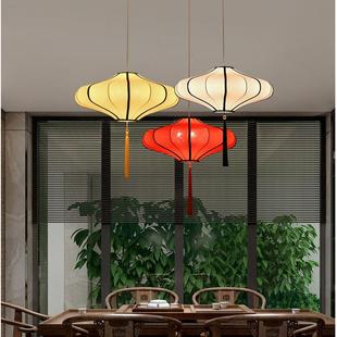 大型代商场风水晶大中吊灯欧式手现绘布艺灯笼茶楼HDA8051酒店国