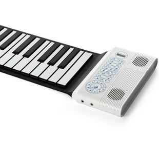 热销叠折钢弹琴8子8键S3088便携钢琴智能跟电钢琴手卷电子钢琴