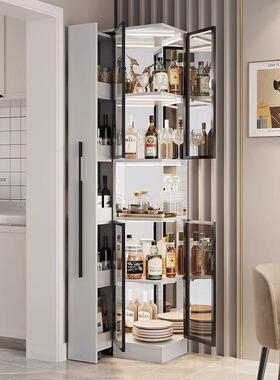 玻实璃转角柜木展示VJM柜家酒用客厅靠墙现代简约柜墙角三角置物