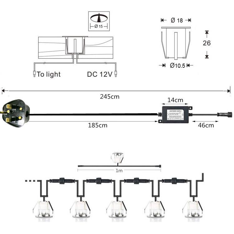 透防水明面环板LEDD111A庭院灯地板灯星光花园LE灯D灯甲灯电商