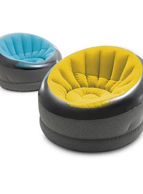 I6NTEX6582气懒人植绒发66582沙发懒骨头充沙发单人沙午休躺椅