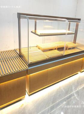 23830岛25款日式面包柜面包展示柜新中柜蛋糕展岛示架边柜中台木