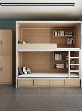 学校宿舍高低床社全实木床太包空舱上下床酒店tkcc-1青空年旅专用