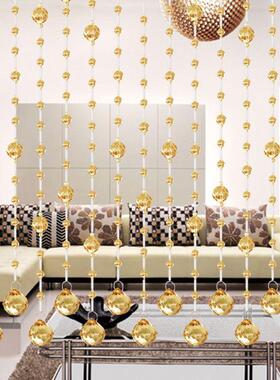 晶克力门帘珠水帘客厅半挂隔断卧室过道饰卫生EMG间亚风水帘成装